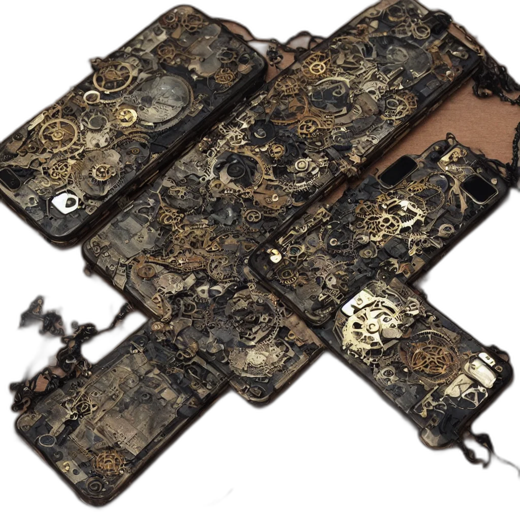 jewelry, weapon, concept art, steampunk, iphone transparent PNG cut-out