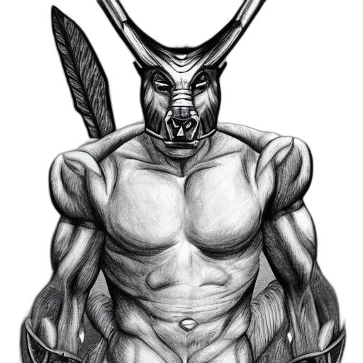 animal, creature, mask, dragon, fantasy art, pencil sketch, comic book art, concept art transparent PNG cut-out