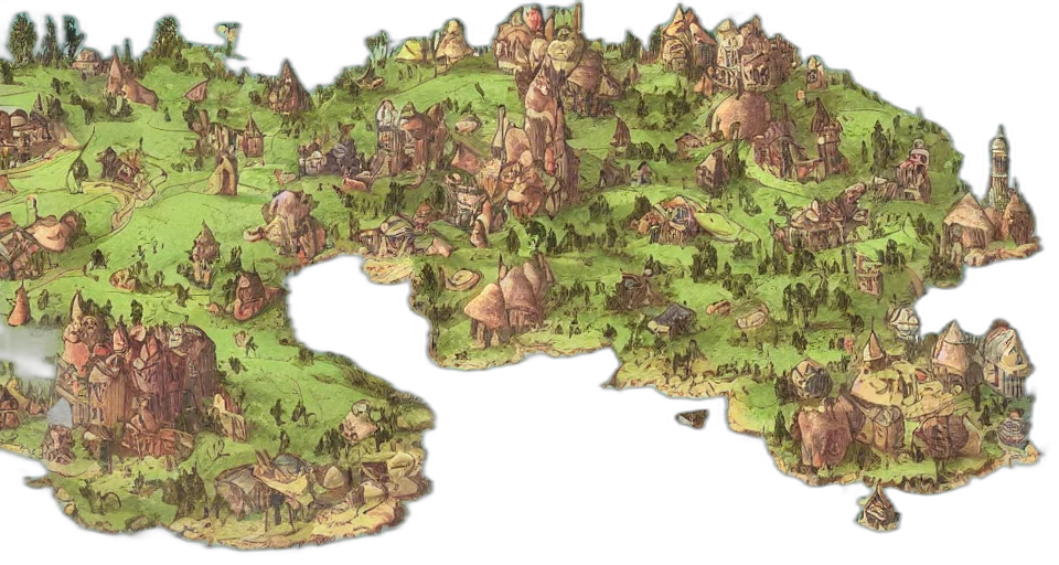 concept art, fantasy art, pixel art, 3d render transparent PNG cut-out