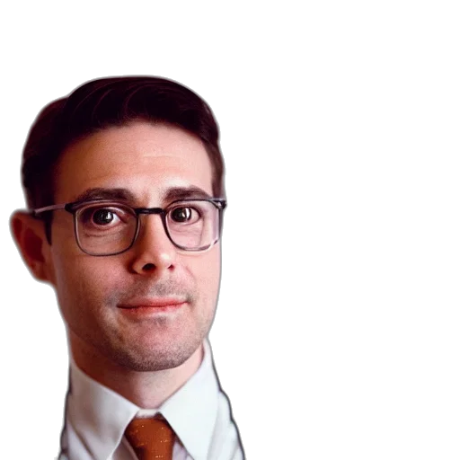 staff, face, jacket, hair transparent PNG cut-out