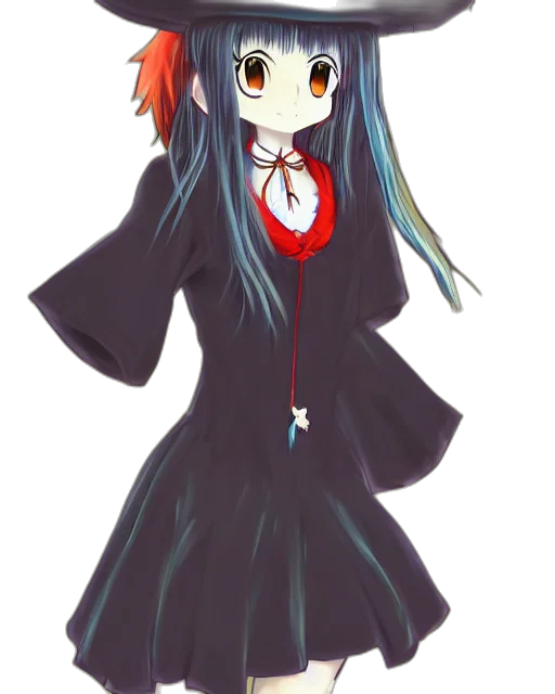 dress, staff, jacket, creature, anime, pixel art, concept art, cartoon transparent PNG cut-out