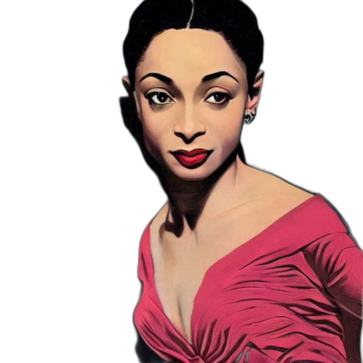 dress, jewelry, face, photorealistic transparent PNG cut-out