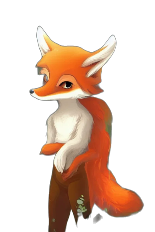 staff, animal, creature, face, concept art, pixel art, fantasy art, 3d render transparent PNG cut-out