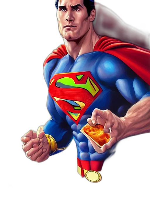 comic book art, concept art, cartoon, photorealistic transparent PNG cut-out