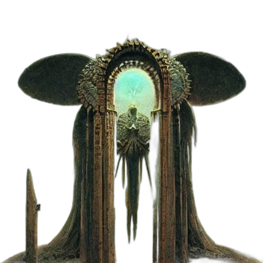 staff, crown, mask, furniture, concept art, fantasy art, outer space, arch transparent PNG cut-out