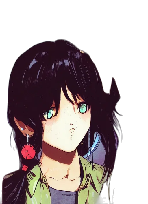 face, mask, dragon, hair transparent PNG cut-out