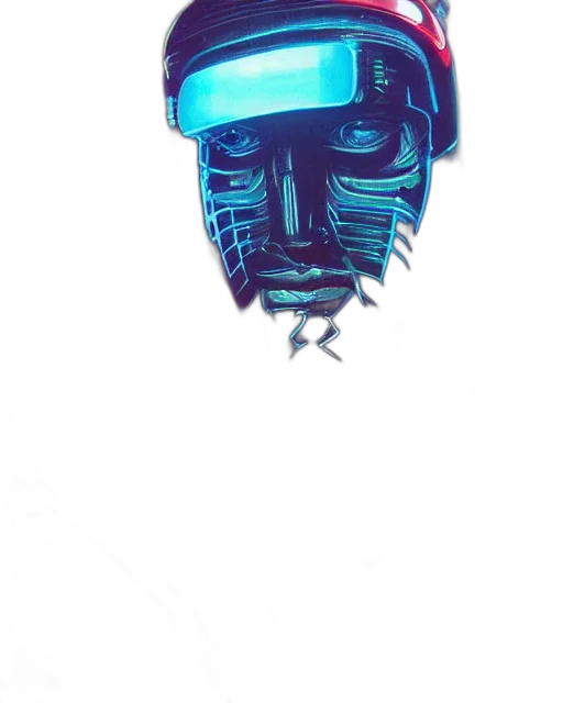 mask, robot, face, creature transparent PNG cut-out