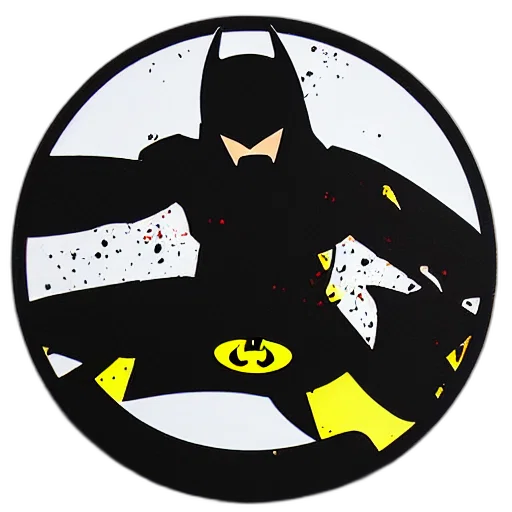 jacket, umbrella, mask, comic book art transparent PNG cut-out