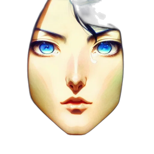 face, mask, crown, jewelry transparent PNG cut-out