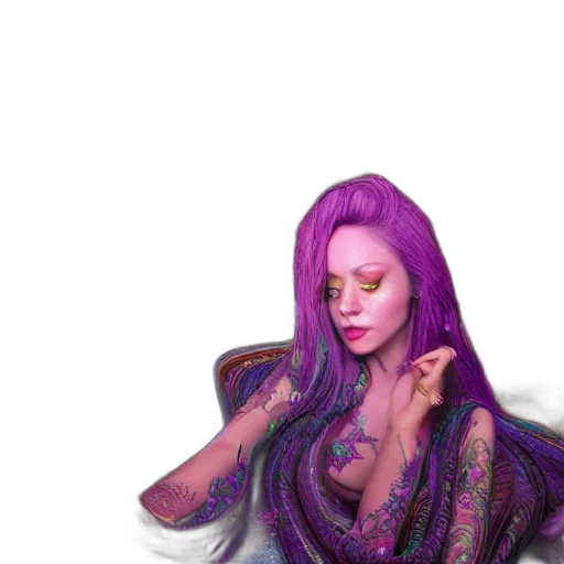 hair, jewelry, creature, fantasy art transparent PNG cut-out