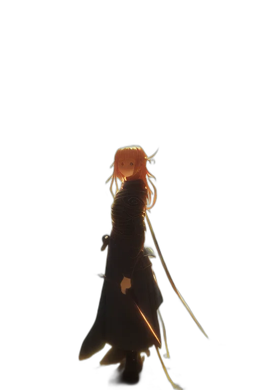 staff, sword, weapon, dress transparent PNG cut-out