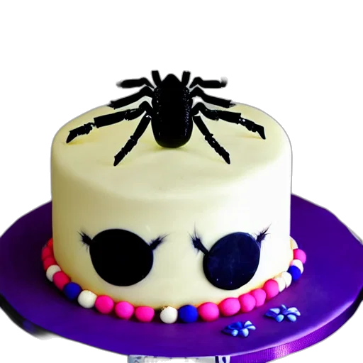 crown, jewelry, 3d render, spider, birthday, cake, girls transparent PNG cut-out