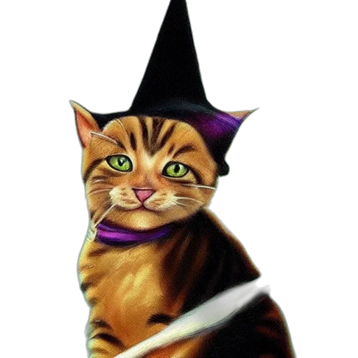staff, hat, animal, fantasy art, pixel art, photorealistic, concept art, beautiful transparent PNG cut-out