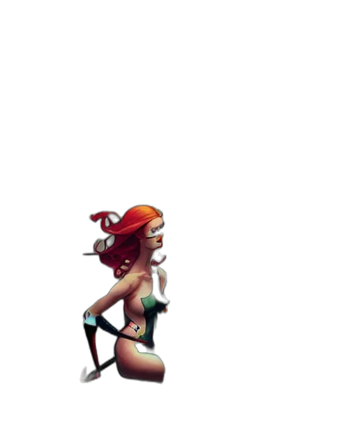 hat, staff, weapon, creature, pixel art, concept art, 3d render, fantasy art transparent PNG cut-out