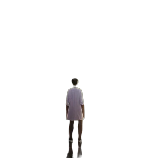dress, jacket, robot, staff transparent PNG cut-out