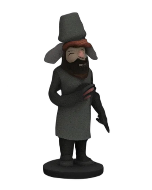 staff, hat, 3d render, concept art transparent PNG cut-out