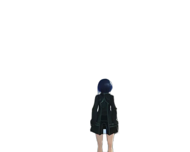 dress, jacket, robot, creature transparent PNG cut-out