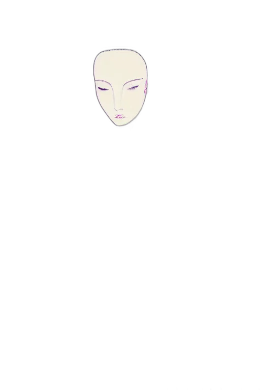mask, face, creature, robot, vaporwave, anime, watercolor, photorealistic transparent PNG cut-out