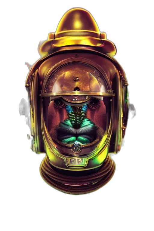 mask, robot, face, concept art transparent PNG cut-out