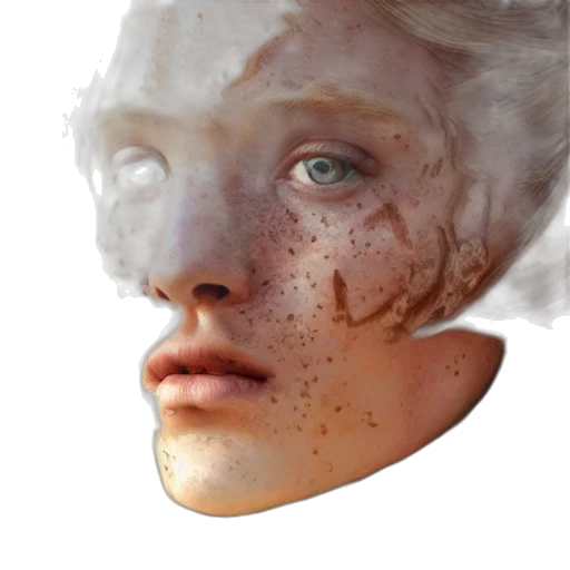 face, mask, creature, crown, photorealistic, concept art, fantasy art, 3d render transparent PNG cut-out