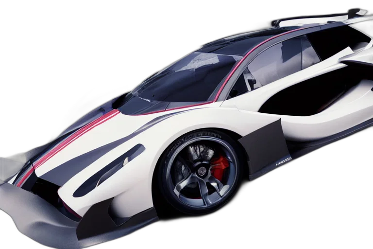 car, 3d render, concept art, photorealistic transparent PNG cut-out