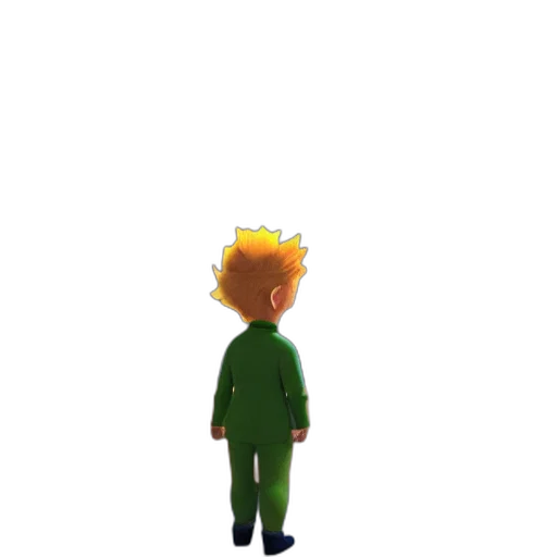 crown, jacket, staff, hair, pixel art, concept art, 3d render, cartoon transparent PNG cut-out