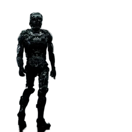 robot, creature, animal, face, 3d render, concept art, comic book art, pixel art transparent PNG cut-out