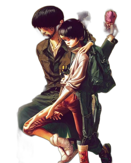 jacket, weapon, umbrella, concept art transparent PNG cut-out