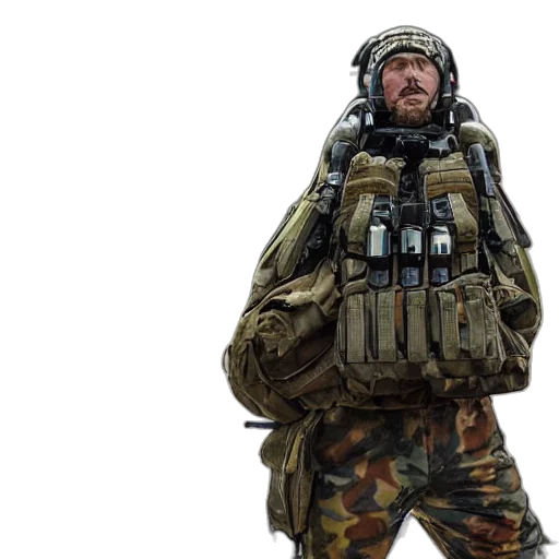 jacket, concept art, 3d render, portrait transparent PNG cut-out