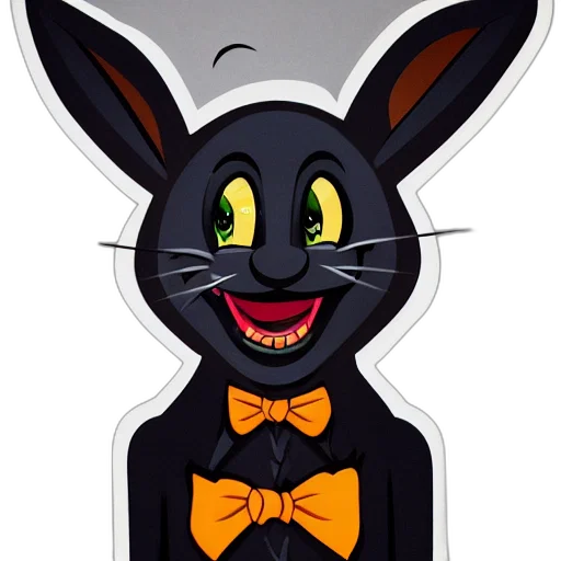 staff, animal, cartoon, 3d render transparent PNG cut-out