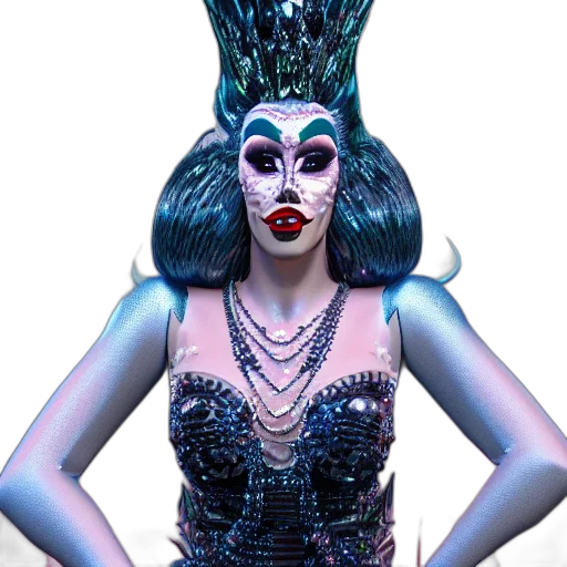 crown, mask, creature, dress transparent PNG cut-out