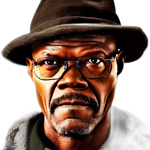 face, hat, photorealistic, comic book art transparent PNG cut-out