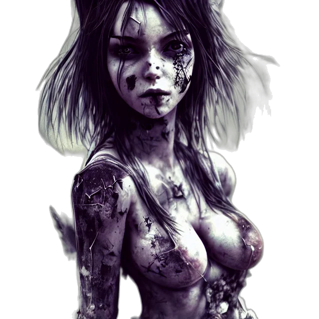 face, creature, dress, mask transparent PNG cut-out