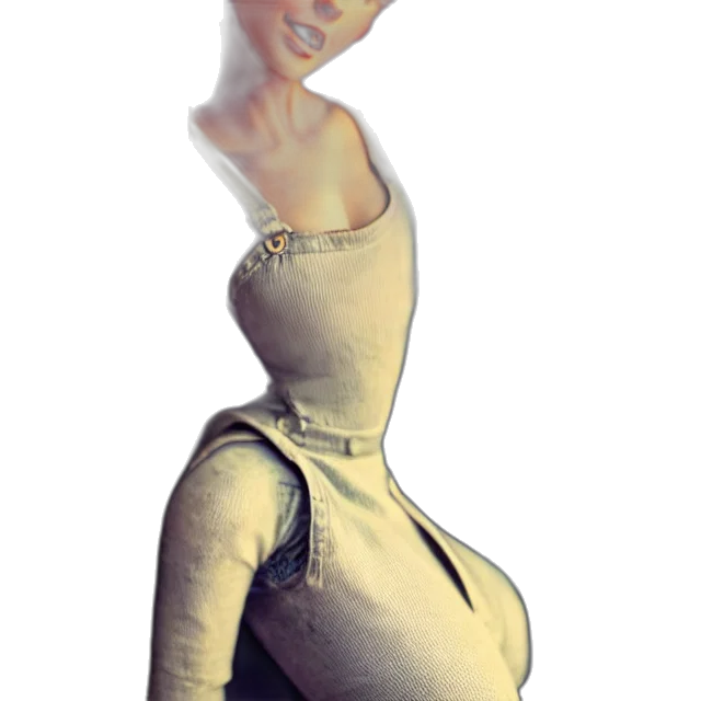 dress, staff, crown, robot, 3d render, concept art, photorealistic, fantasy art transparent PNG cut-out
