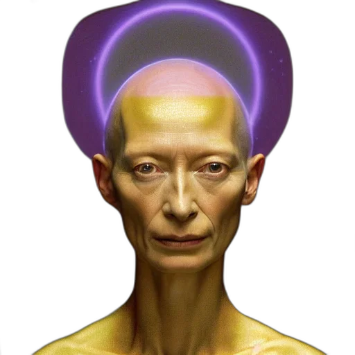 face, hat, crown, mask, photorealistic, concept art, cyberpunk, 3d render transparent PNG cut-out
