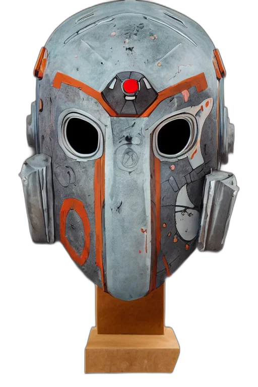 mask, robot, face, weapon transparent PNG cut-out