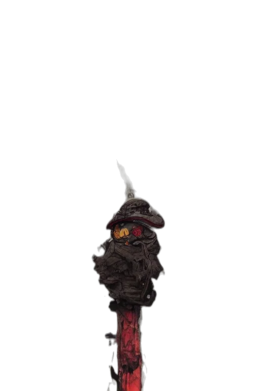 staff, sword, weapon, hat transparent PNG cut-out