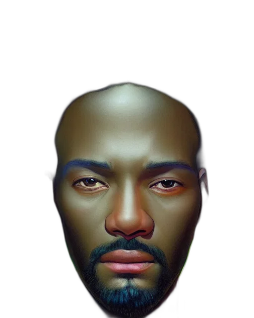 face, mask, crown, creature, photorealistic, concept art, 3d render, vaporwave transparent PNG cut-out