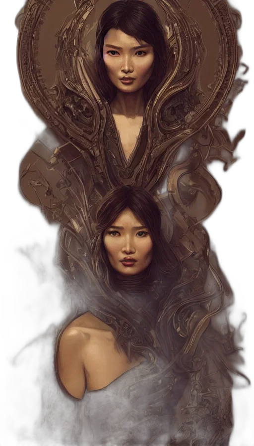 face, mask, crown, dragon transparent PNG cut-out