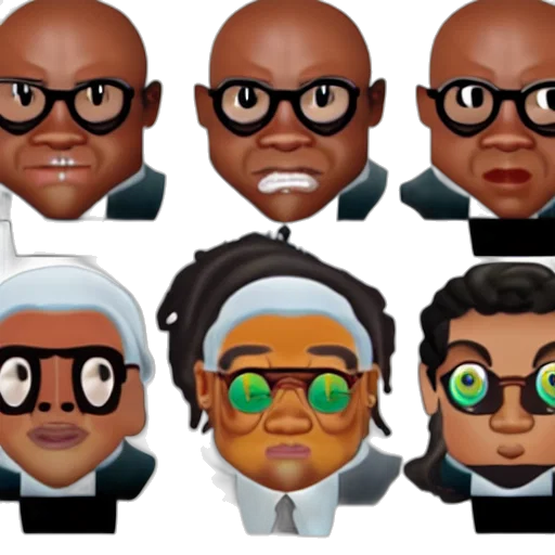 samuel, jackson, emoji transparent PNG cut-out