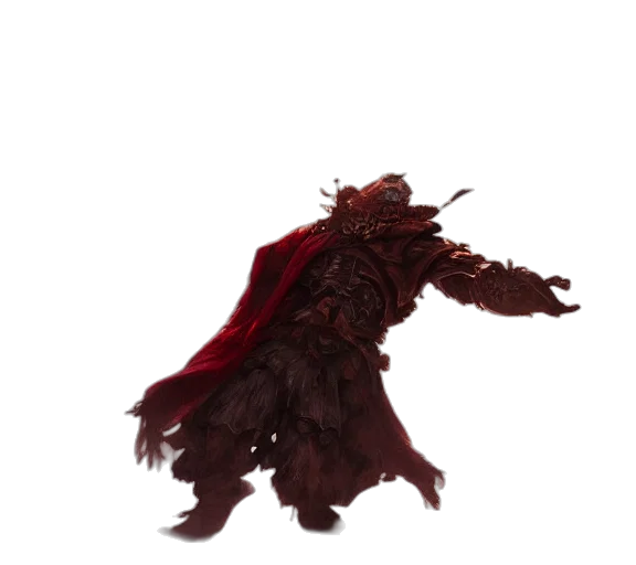 creature, hair, mask, staff transparent PNG cut-out