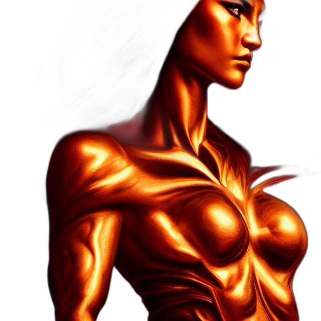 robot, jewelry, dress, concept art, comic book art, 3d render, photorealistic, golden transparent PNG cut-out