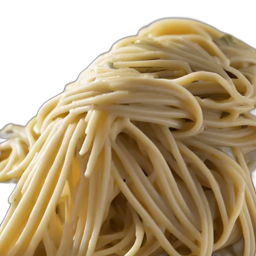 food, hair, animal, dress, photorealistic, 3d render, golden, pasta transparent PNG cut-out