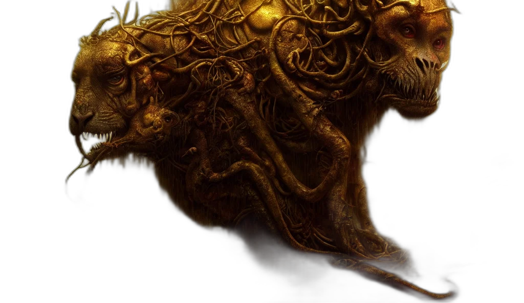 dragon, creature, animal, hair transparent PNG cut-out