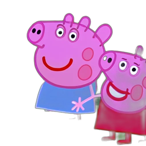 3d render, concept art, realistic, peppa transparent PNG cut-out