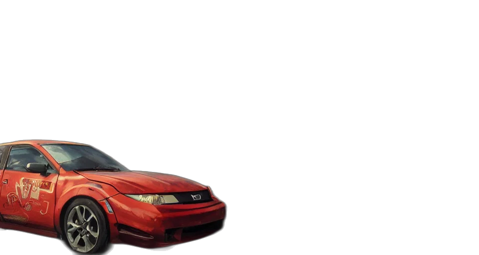 car, weapon, 3d render, photorealistic transparent PNG cut-out