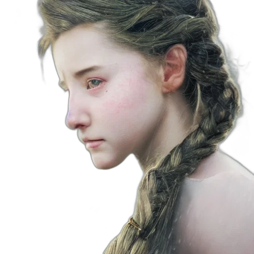 face, hair, crown, jewelry transparent PNG cut-out
