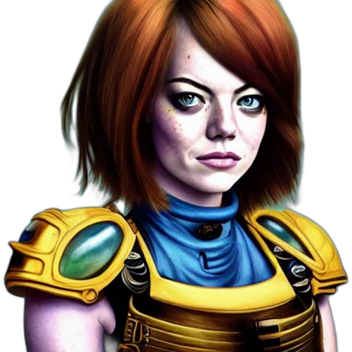 staff, face, robot, comic book art transparent PNG cut-out