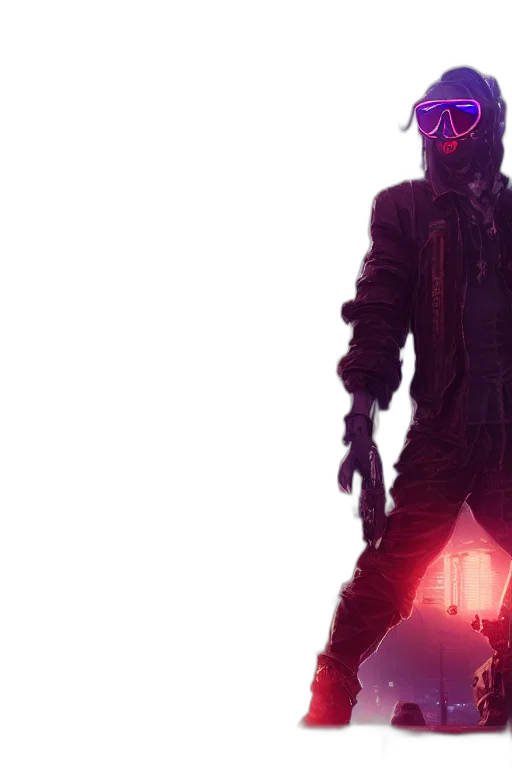 jacket, mask, robot, creature transparent PNG cut-out