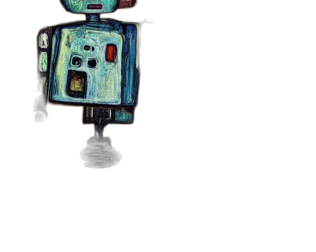 robot, staff, creature, animal transparent PNG cut-out